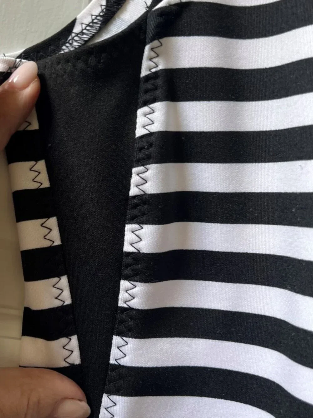 Michael Kors black/white stripped summer tank dress